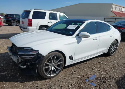 2022 Genesis G70 2.0T Rwd z USA, uszkodzony, nr VIN KMTG34TA6NU088068